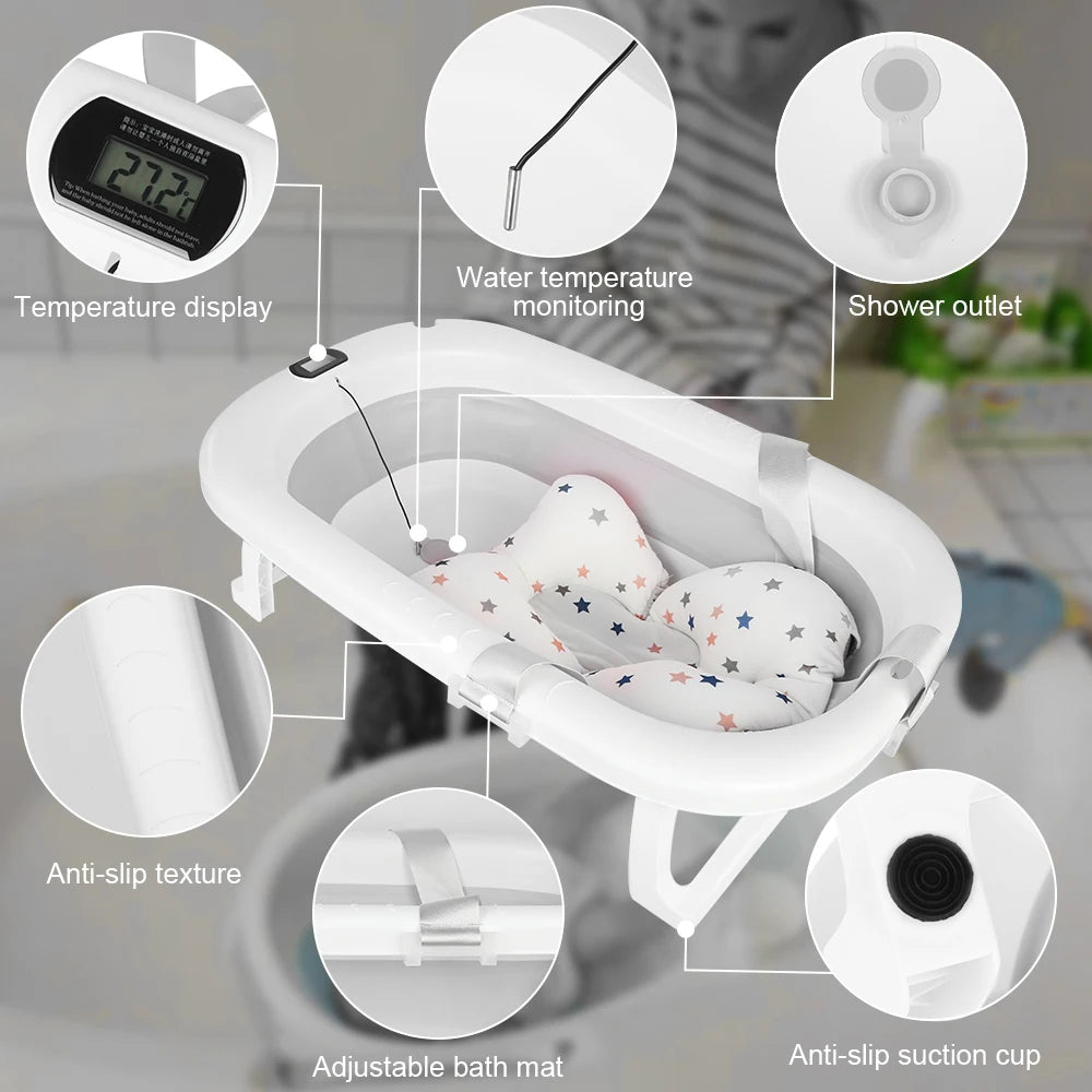 Baignoire pliable bébé : le bain facile, de la naissance à 3 ans